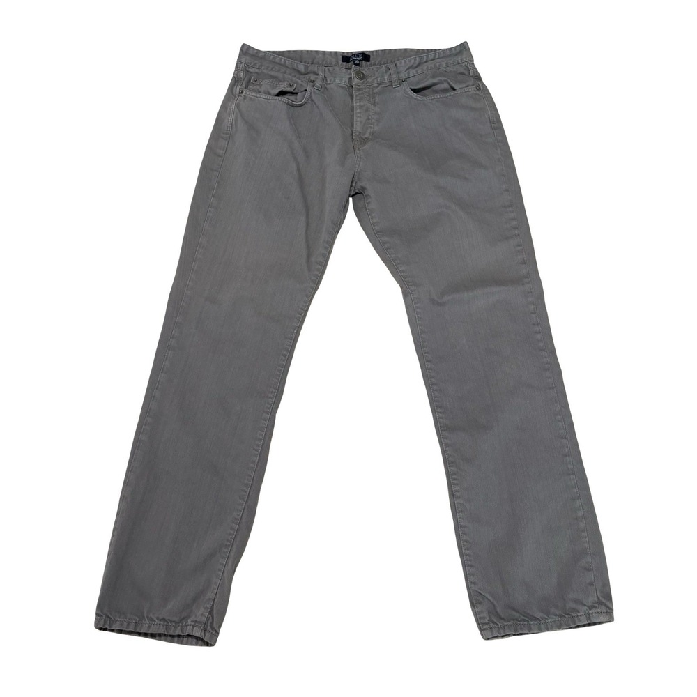 BLUE by Saks Fifth Avenue Men's Gray Denim Jeans Straight Leg Sz‎ 36x31 measured